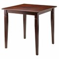 Doba-Bnt 29.13 x 29.53 x 29.53 in. Kingsgate Dining Table Routed with Tapered Leg, Walnut SA599315